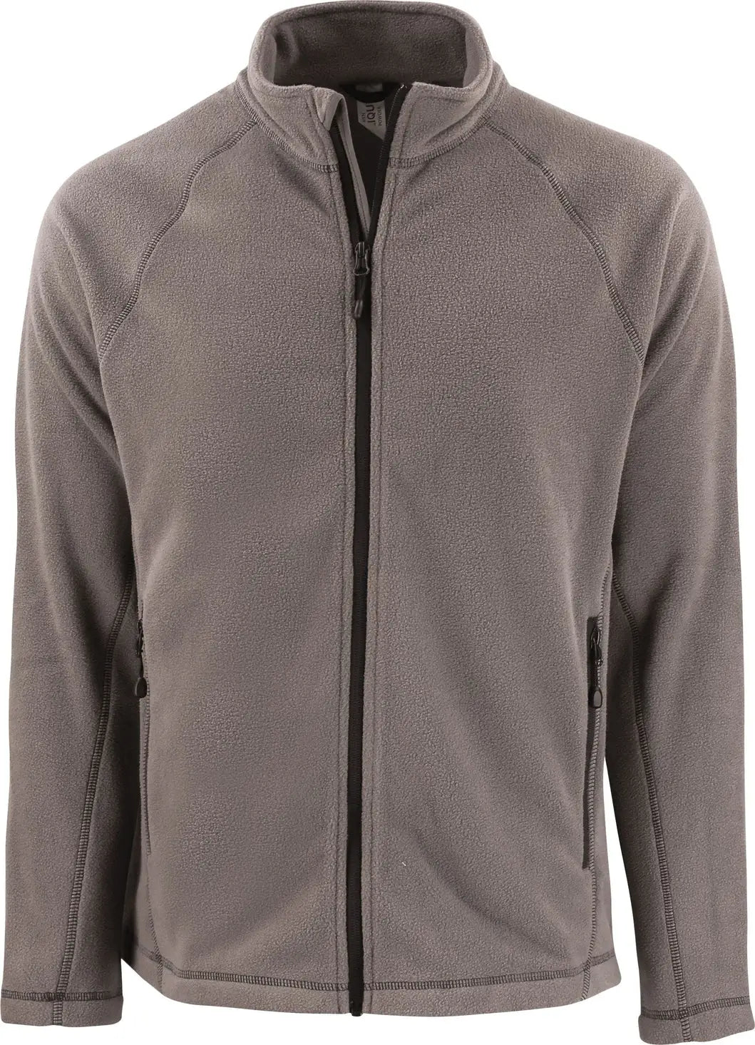 Clique Mqo00084 Powder Fleece Full Zip Mens Jacket - Pure Slate