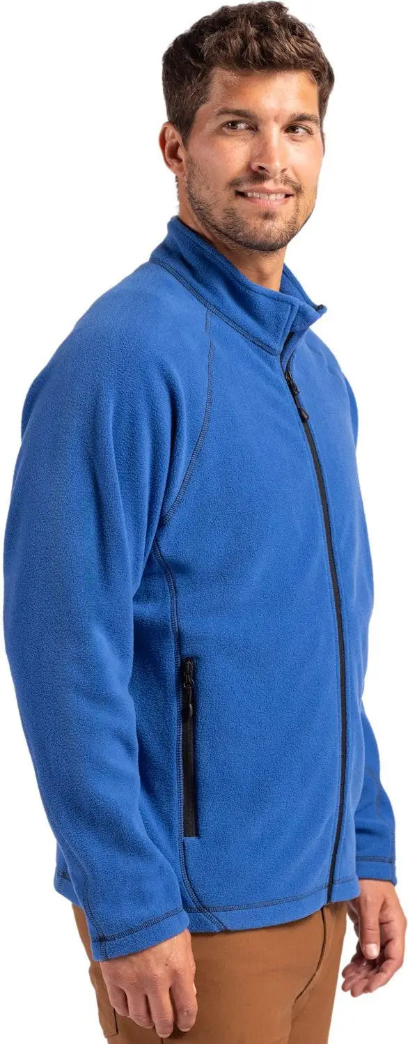 Clique Mqo00084 Powder Fleece Full Zip Mens Jacket - Royal Blue