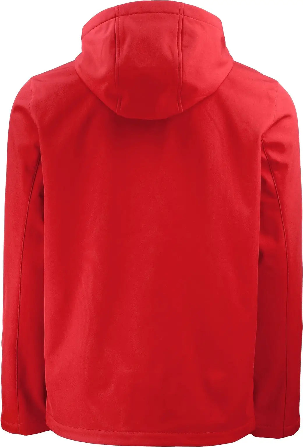 Clique Mqo00086 Tempo Recycled Stretch Softshell Mens Hooded Jacket - Red Black