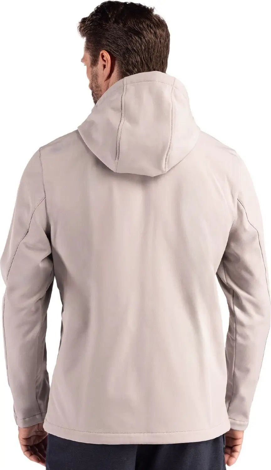 Clique Mqo00086 Tempo Recycled Stretch Softshell Mens Hooded Jacket - Silver Gray Pure Slate