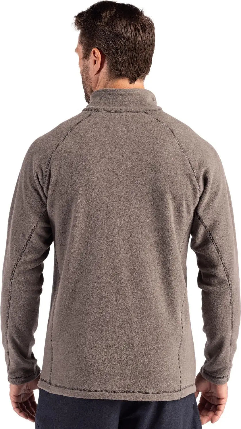Clique Mqo00087 Powder Recycled Fleece Mens Quarter Zip Pullover - Pure Slate