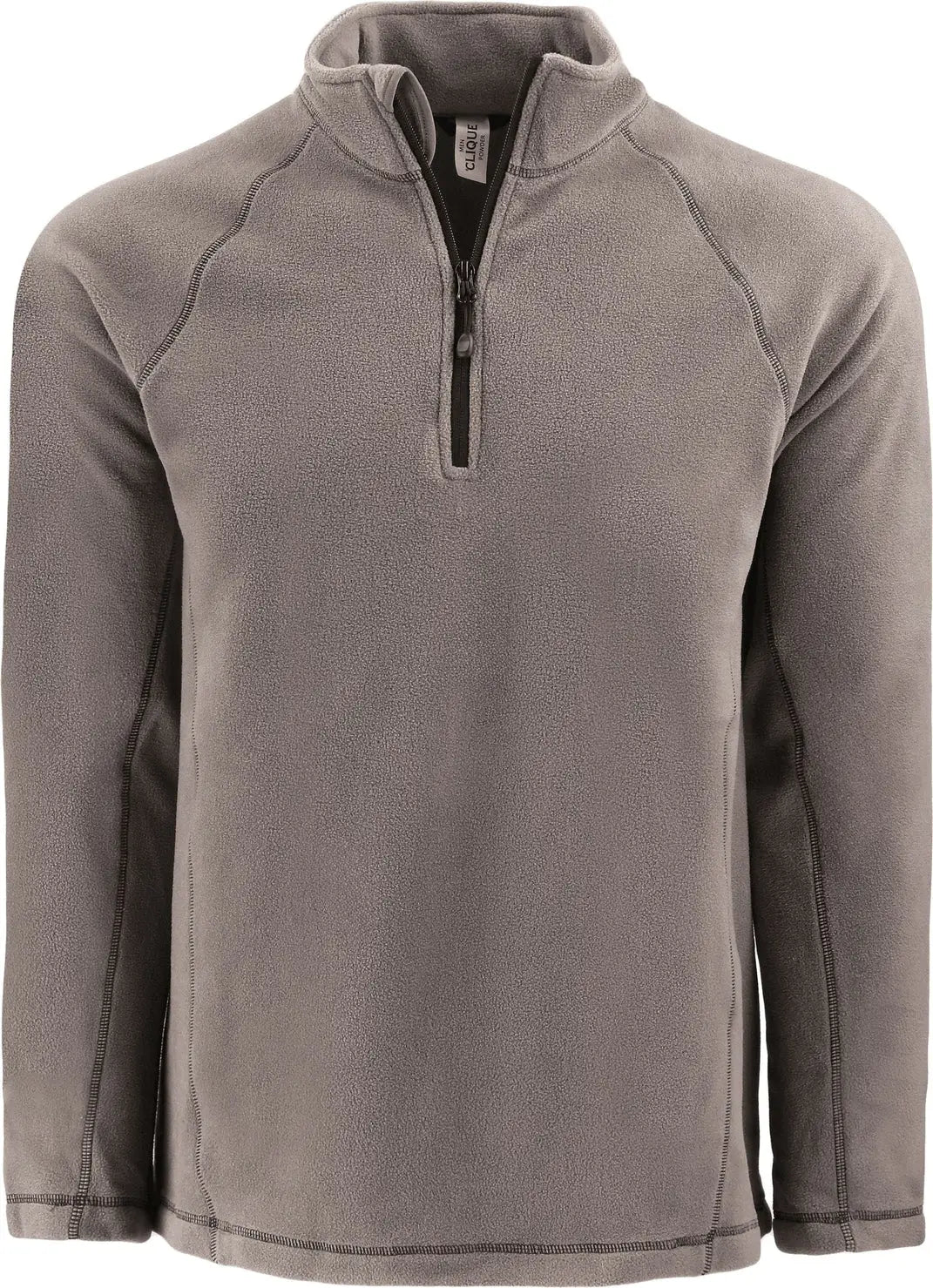 Clique Mqo00087 Powder Recycled Fleece Mens Quarter Zip Pullover - Pure Slate