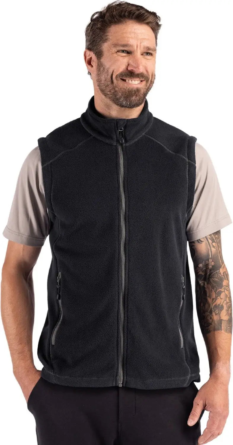 Clique Mqo00089 Powder Recycled Fleece Mens Vest - Black - Adult s