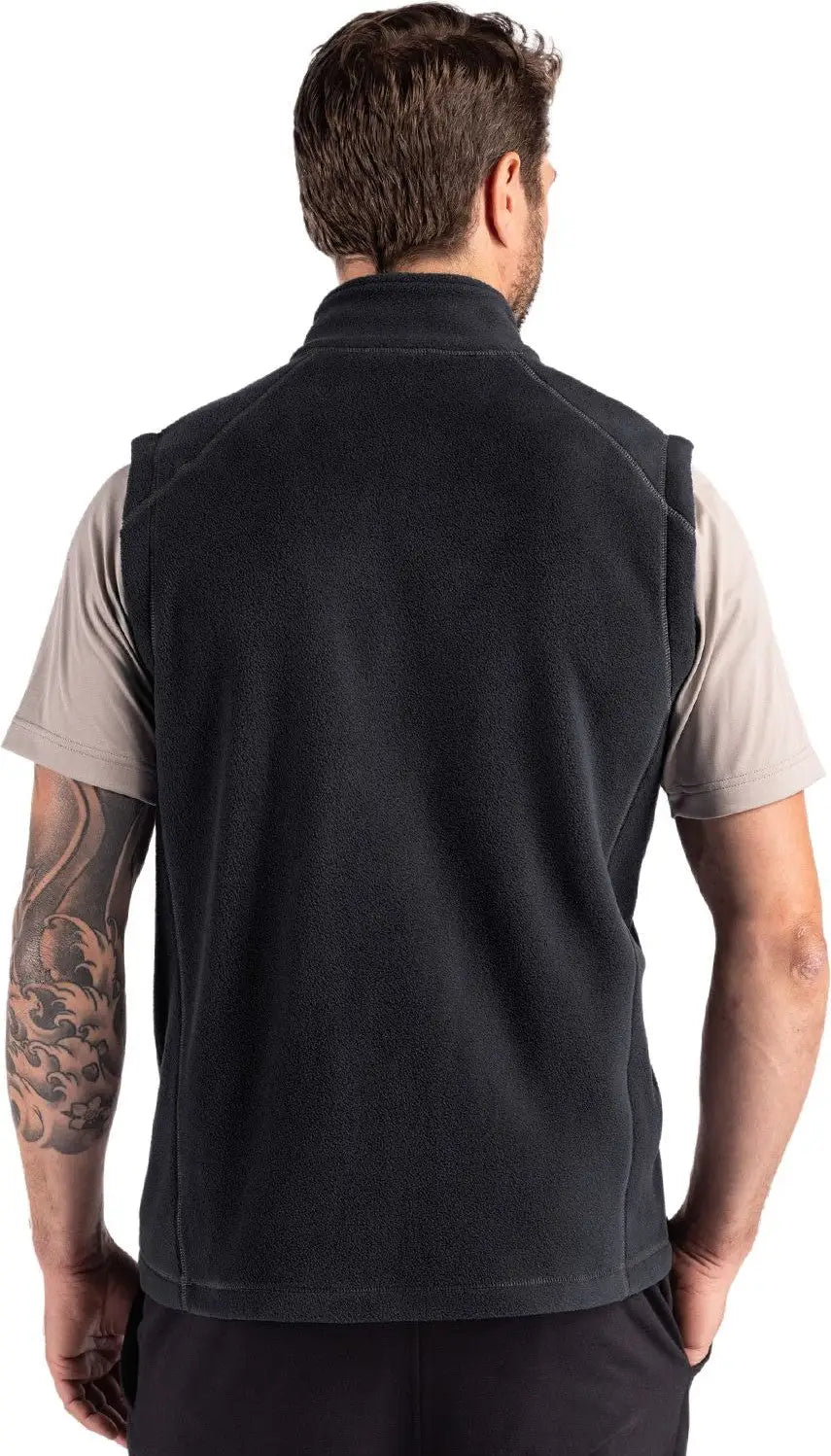 Clique Mqo00089 Powder Recycled Fleece Mens Vest - Black