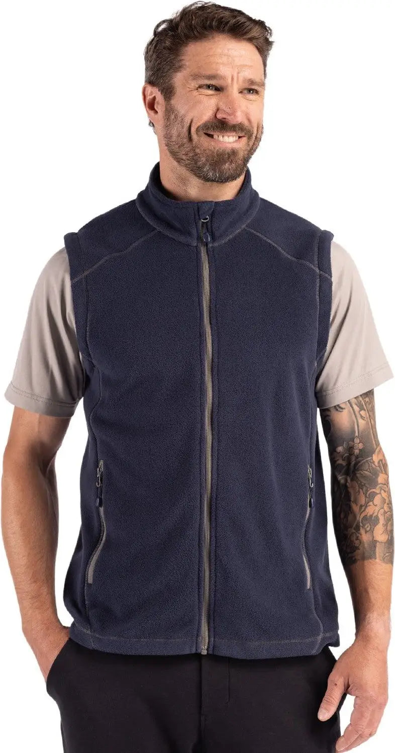 Clique Mqo00089 Powder Recycled Fleece Mens Vest - Dark Navy - Adult s