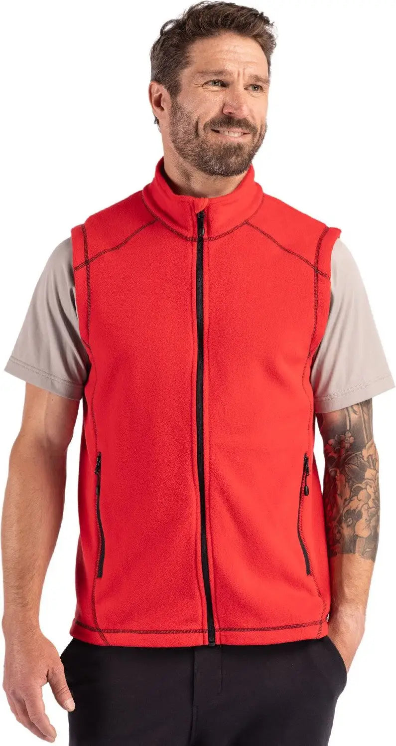 Clique Mqo00089 Powder Recycled Fleece Mens Vest - Red - Adult s