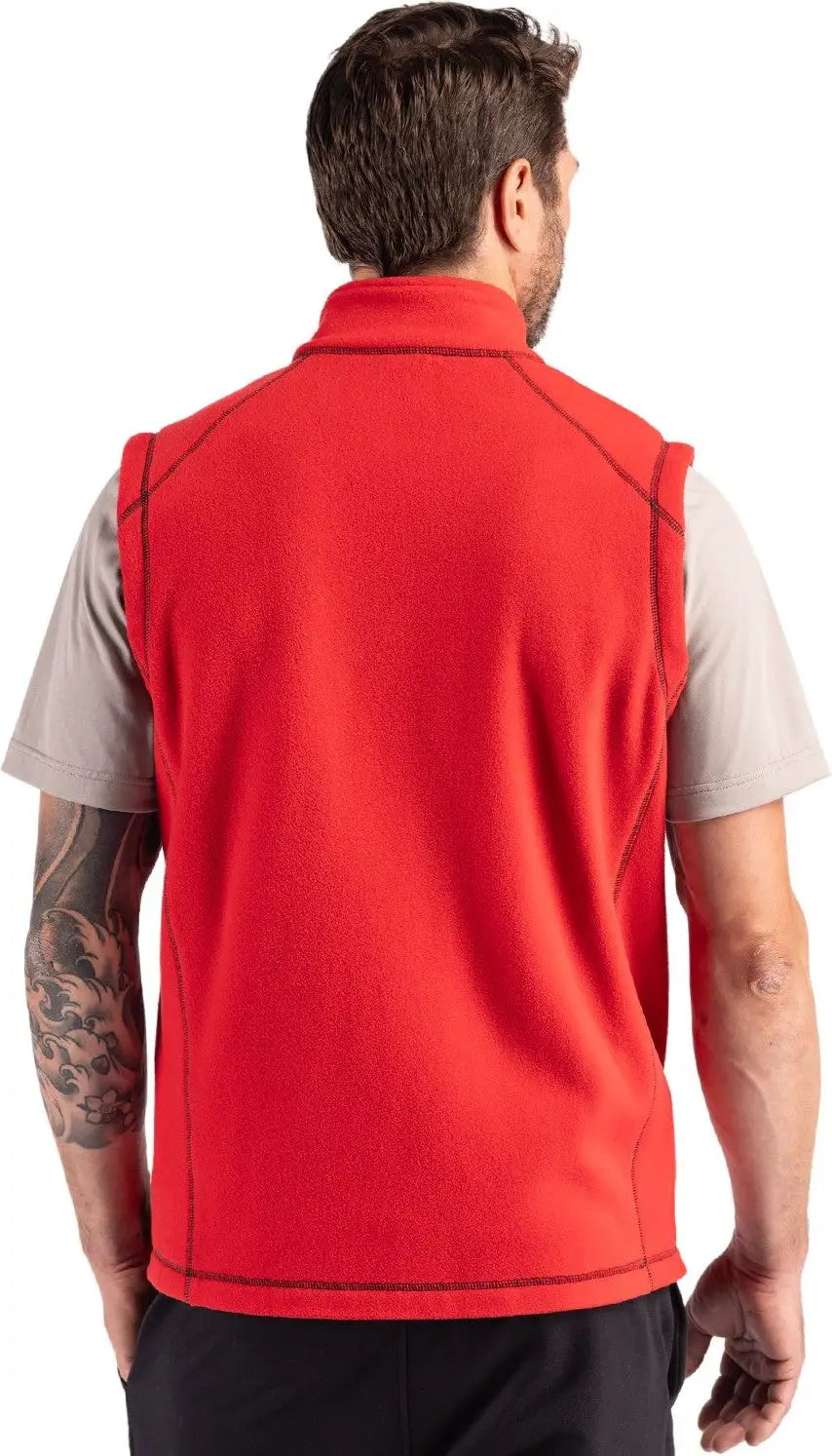 Clique Mqo00089 Powder Recycled Fleece Mens Vest - Red