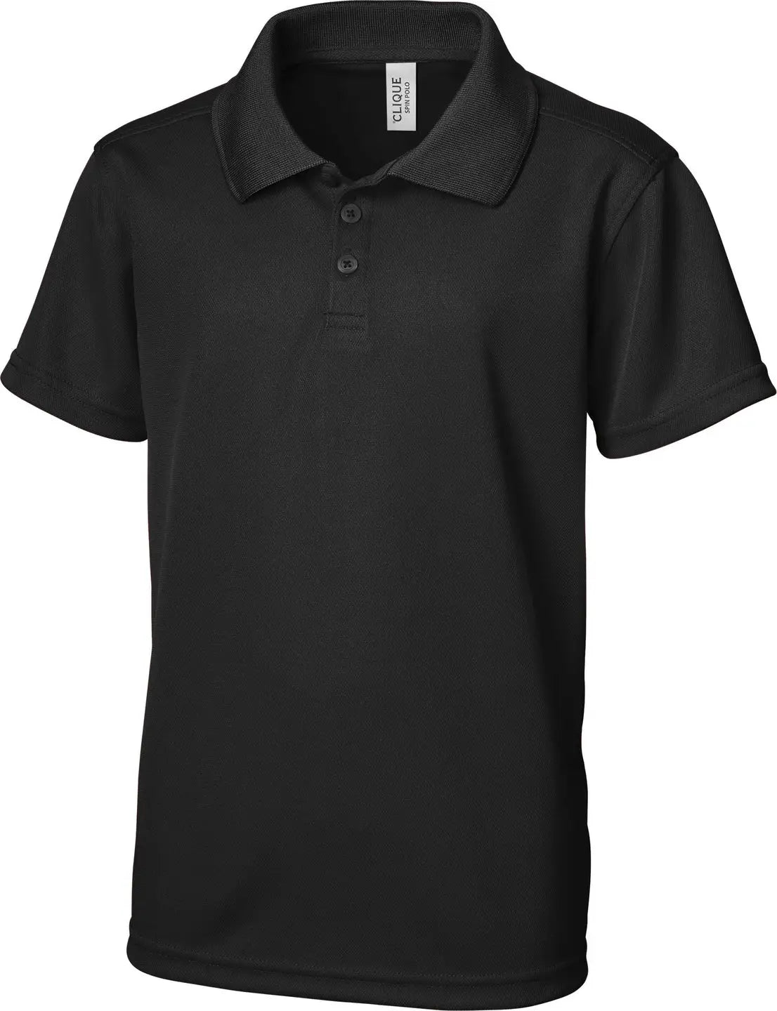Clique Yqk00003 Spin Youth Polo - Black - Xs