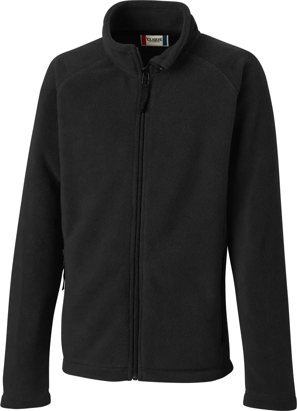 Clique Yqo00005 Summit Youth Full Zip Microfleece Jacket - Black - Xs