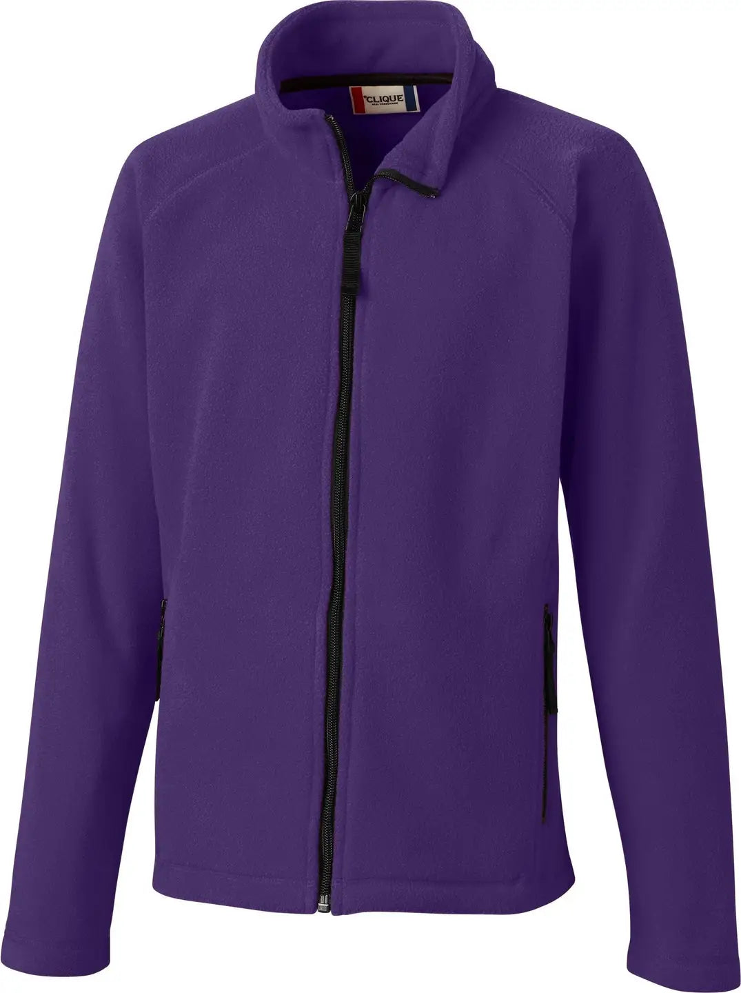 Clique Yqo00005 Summit Youth Full Zip Microfleece Jacket - College Purple - Xs