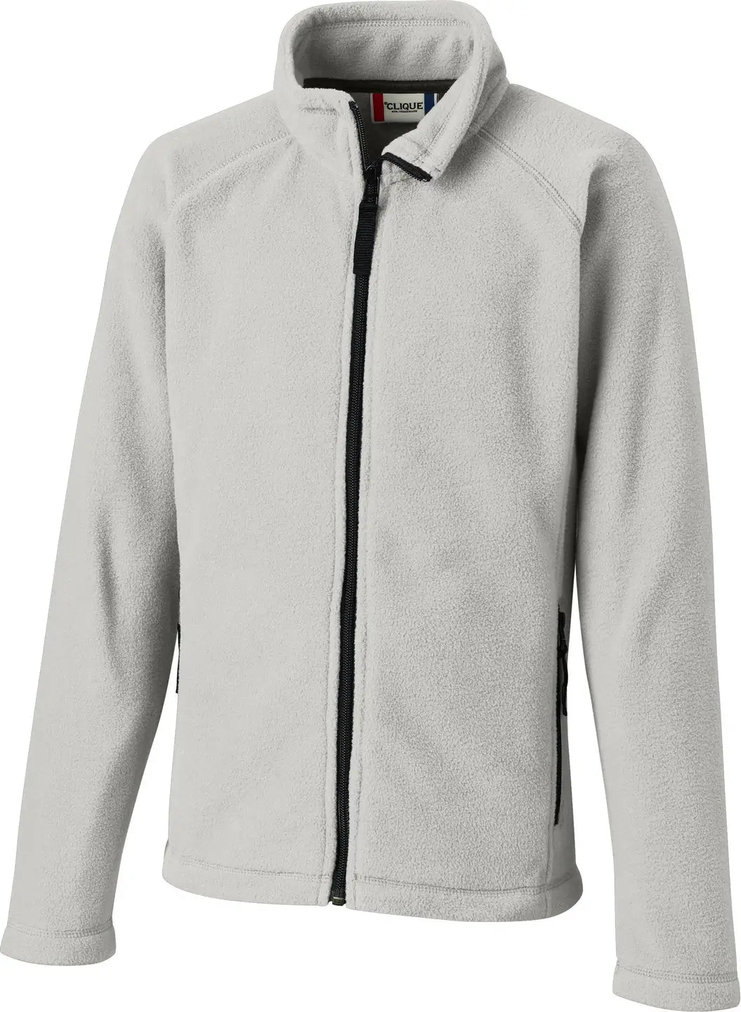 Clique Yqo00005 Summit Youth Full Zip Microfleece Jacket - Silver