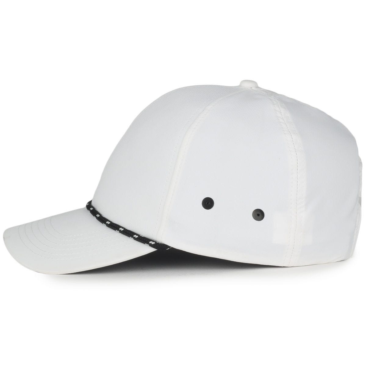 Legendary Headwear CLOUD-FIT-STRIKE Structured Performance Rope Cap - White
