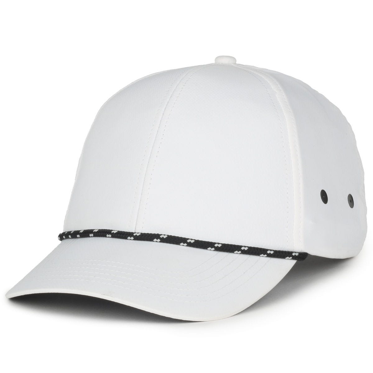 Legendary Headwear CLOUD-FIT-STRIKE Structured Performance Rope Cap - White