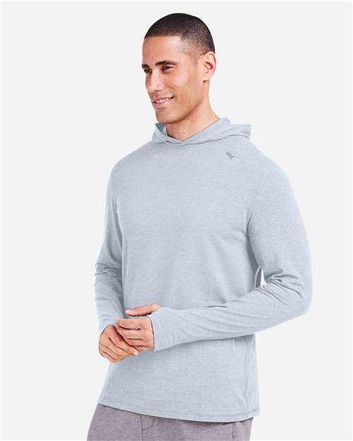 Cloud Heather Carrollton Lightweight Hooded Long Sleeve T-Shirt - TM405H