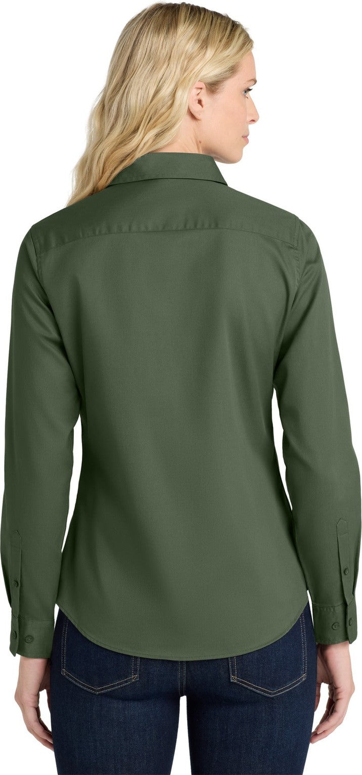 Clover Green Port Authority Women's Long Sleeve Easy Care Shirt. L608