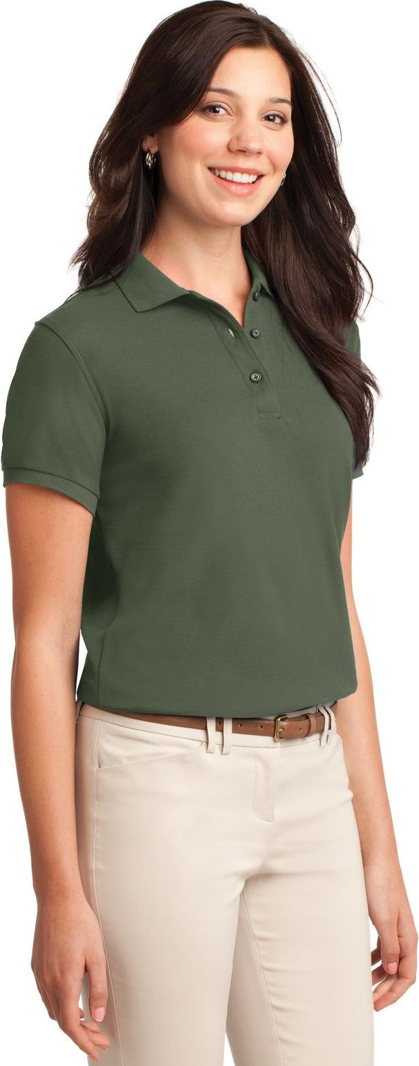 Clover Green Port Authority Women's Silk Touch Polo. L500
