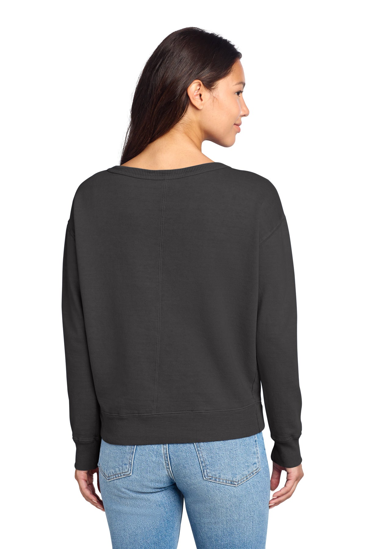Coal Port & Co Women's Beach Wash Garment-Dyed V-Neck Sweatshirt LPC098V