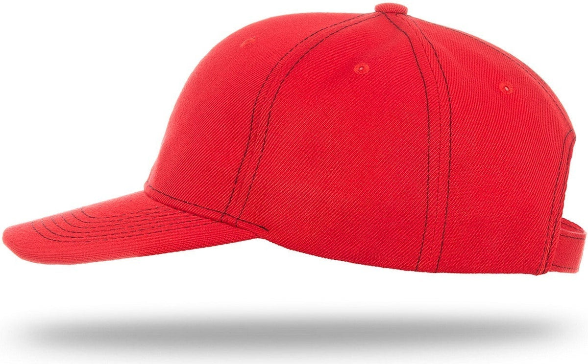 Cobra Cap Ac-6 6 Panel Structured 100% Acrylic - Red