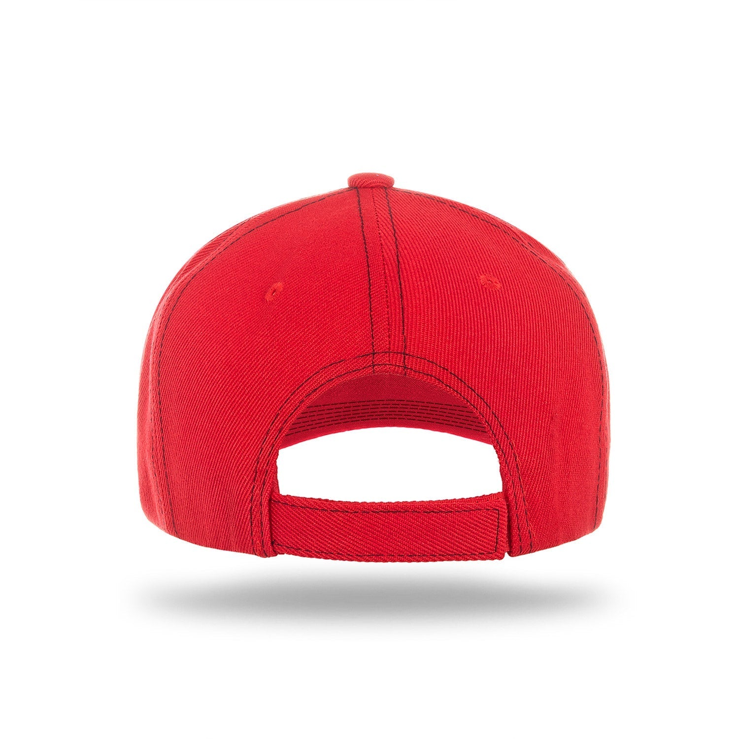 Cobra Cap Ac-6 6 Panel Structured 100% Acrylic - Red