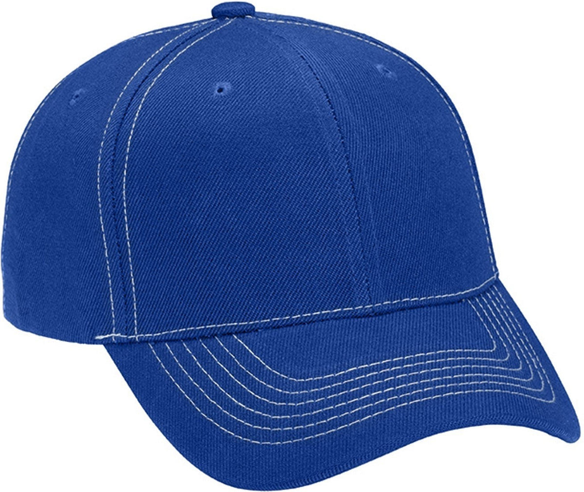 Cobra Cap Ac-6 6 Panel Structured 100% Acrylic - Royal