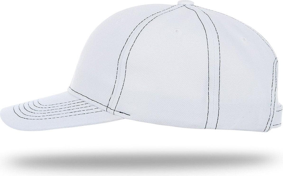 Cobra Cap Ac-6 6 Panel Structured 100% Acrylic - White