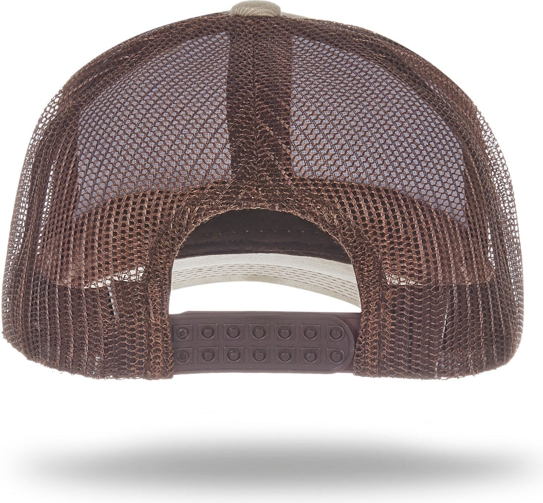 Cobra Cap Ac-6m 6 Panel Mesh Back 100% Acrylic - Khaki Brown