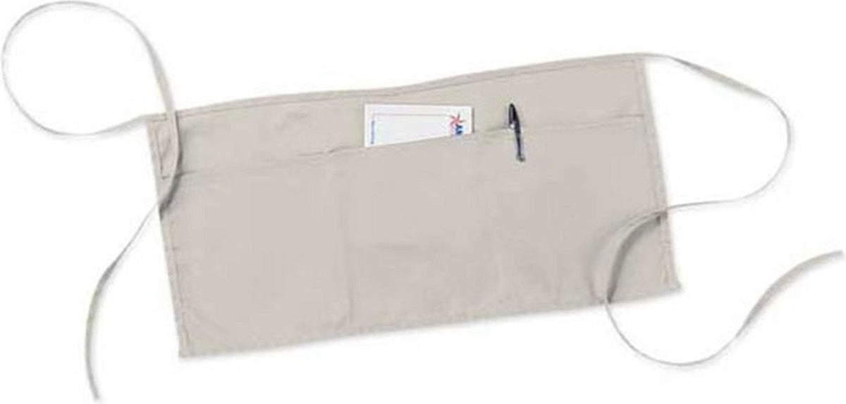 Cobra Cap Apr-s Restaurant Apron W/3 Pouchsm - Stone