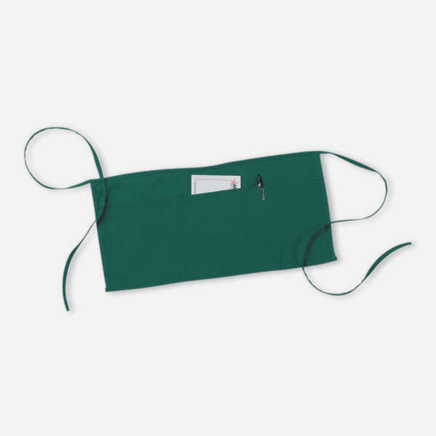 Cobra Cap Apr-s Restaurant Apron with 3 Pouchsm - Dark Green