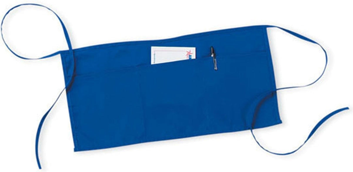 Cobra Cap Apr-s Restaurant Apron with 3 Pouchsm - Royal