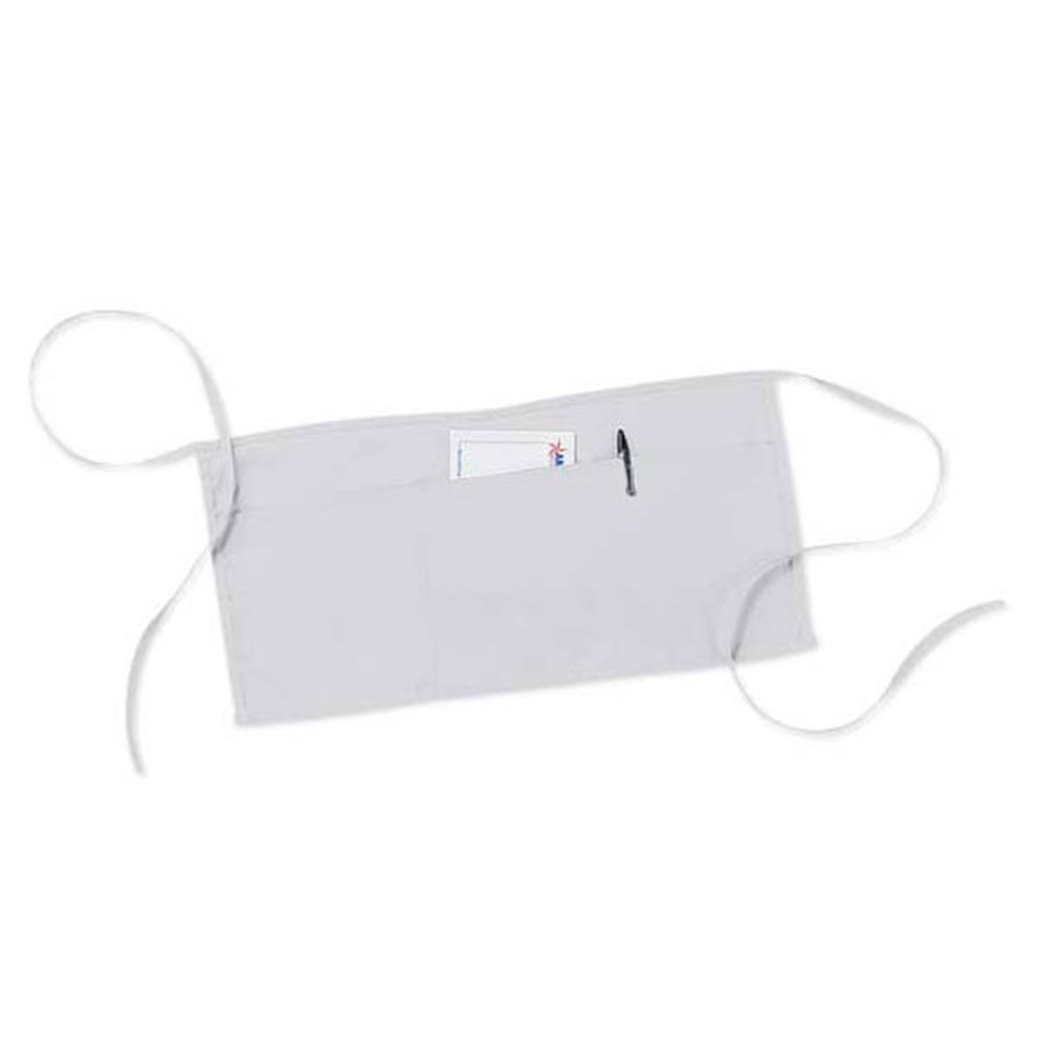 Cobra Cap Apr-s Restaurant Apron with 3 Pouchsm - White