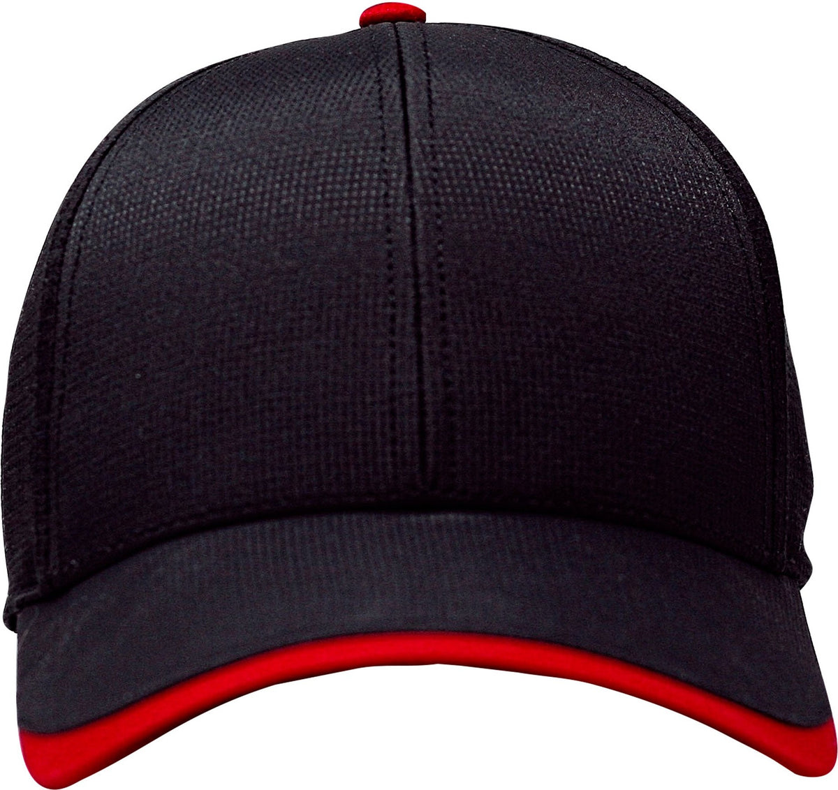 Cobra Cap Apx 6 Panel 100% Poly Taffeta Ripstop - Black Red