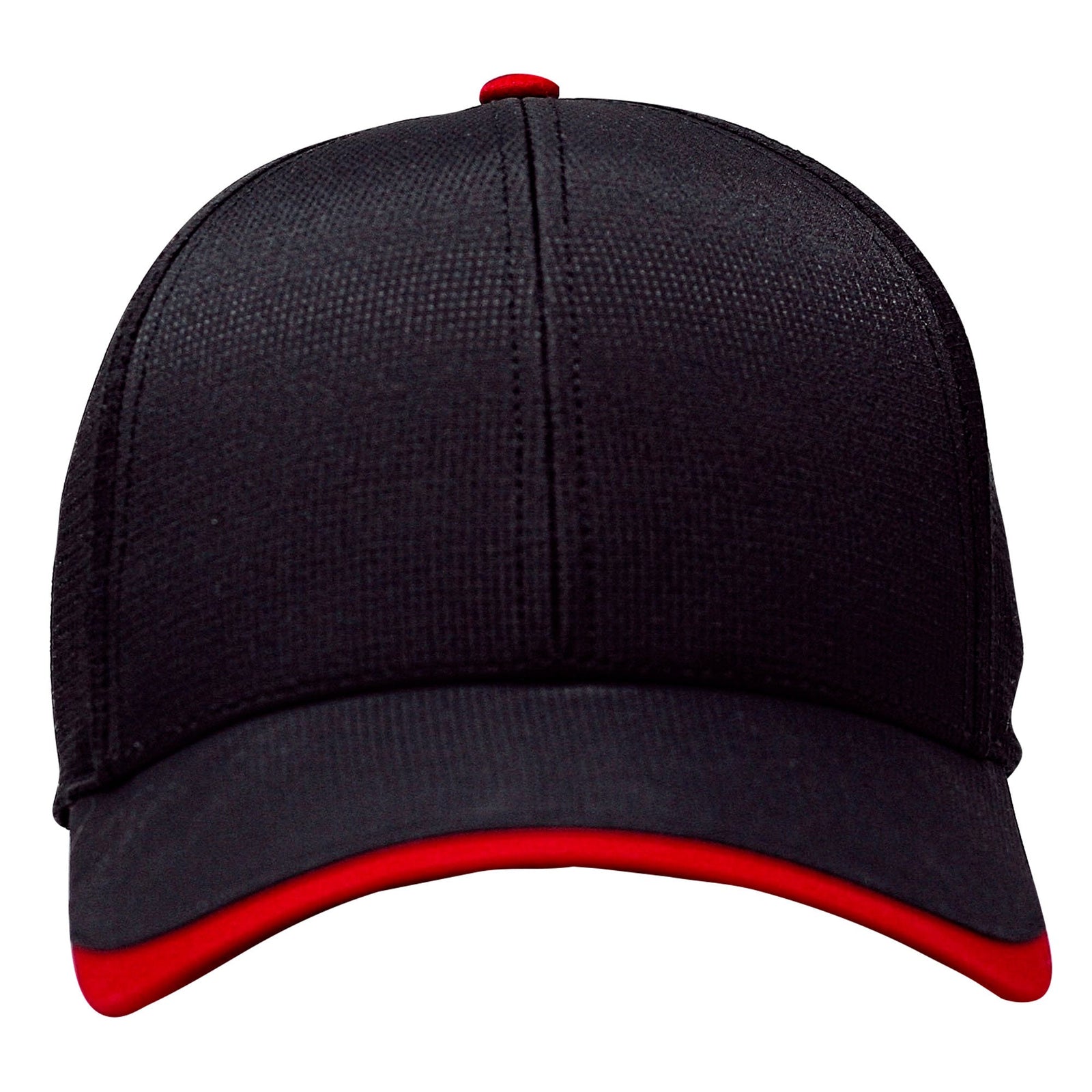 Cobra Cap Apx 6 Panel 100% Poly Taffeta Ripstop - Black Red