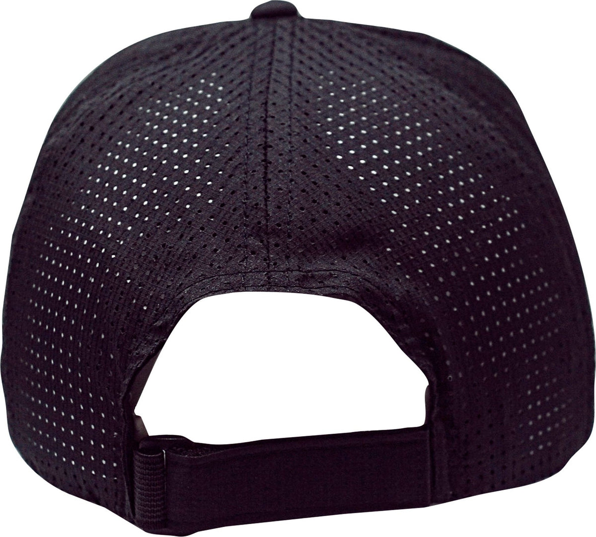 Cobra Cap Apx 6 Panel 100% Poly Taffeta Ripstop - Black White
