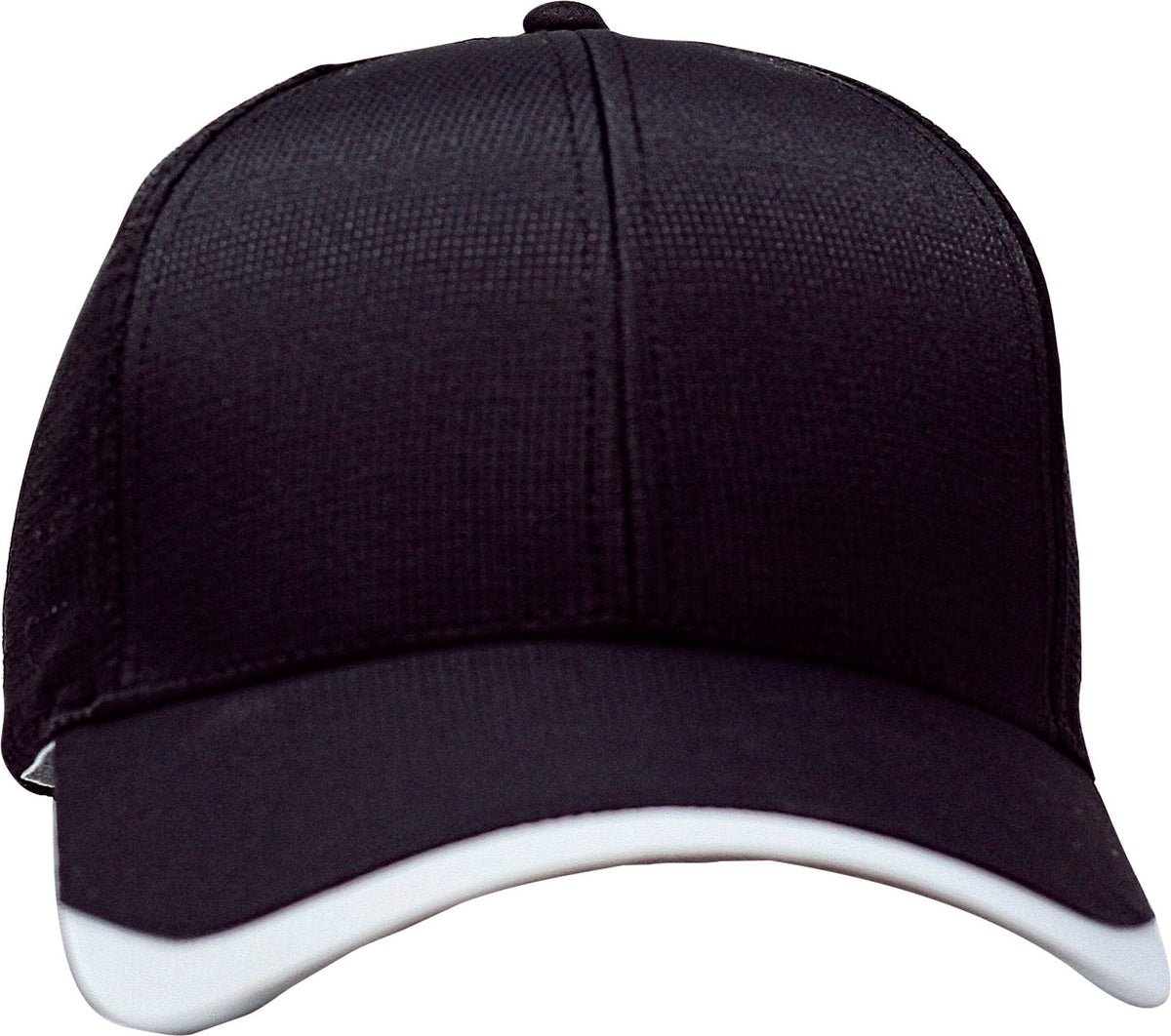 Cobra Cap Apx 6 Panel 100% Poly Taffeta Ripstop - Black White
