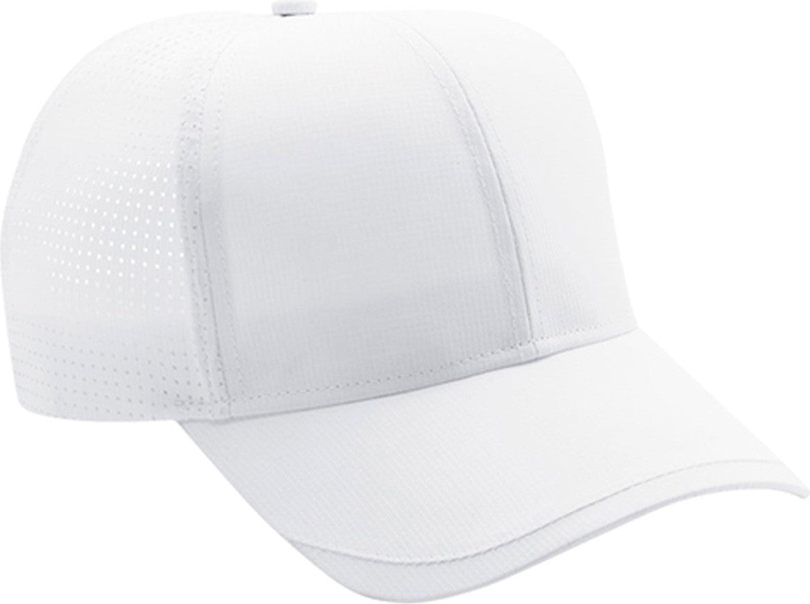 Cobra Cap Apx 6 Panel 100% Poly Taffeta Ripstop - White