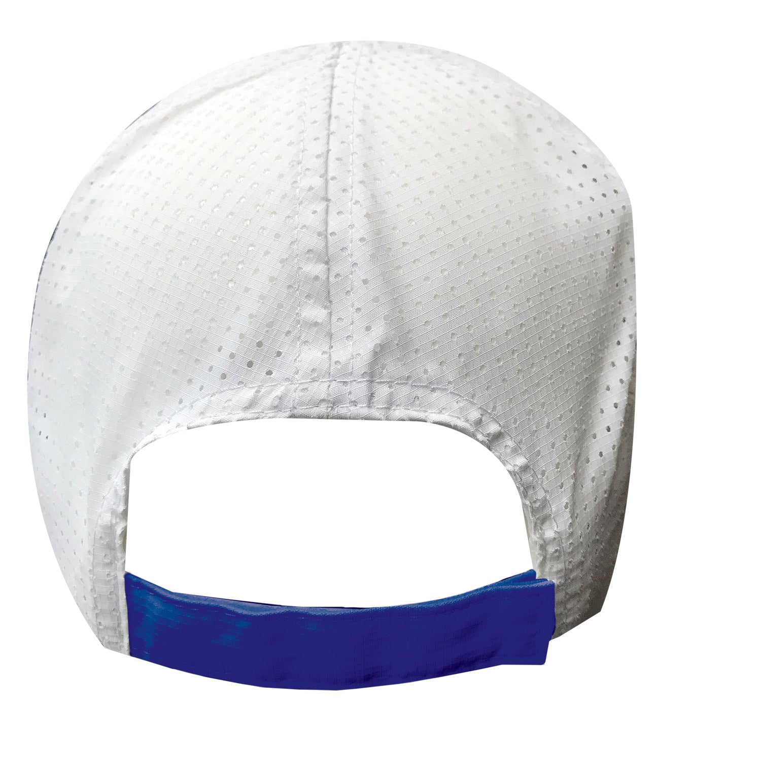 Cobra Cap Apx 6 Panel 100% Poly Taffeta Ripstop - White Royal
