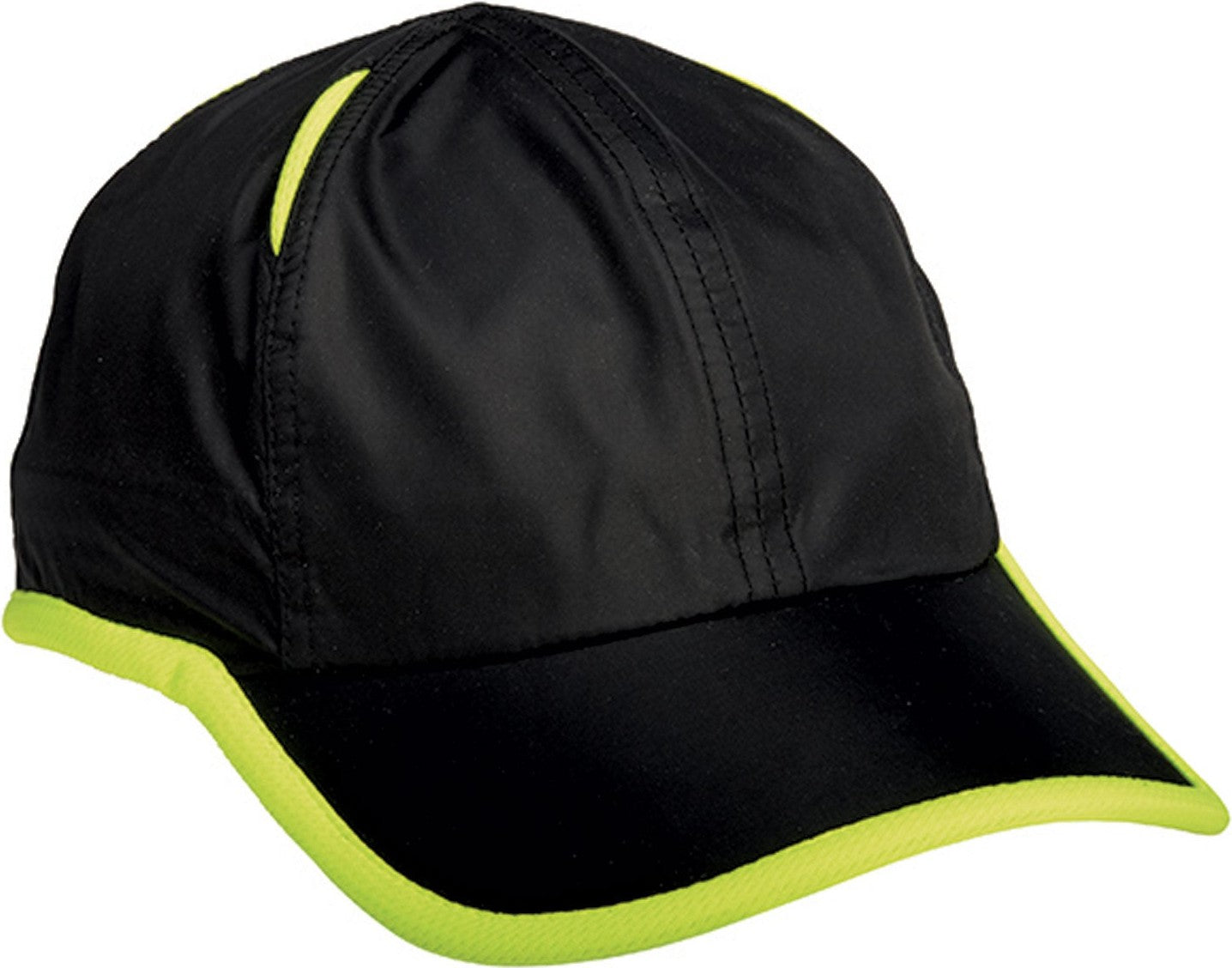 Cobra Cap Aqua 6 Panel Performance - Black Neon Yellow