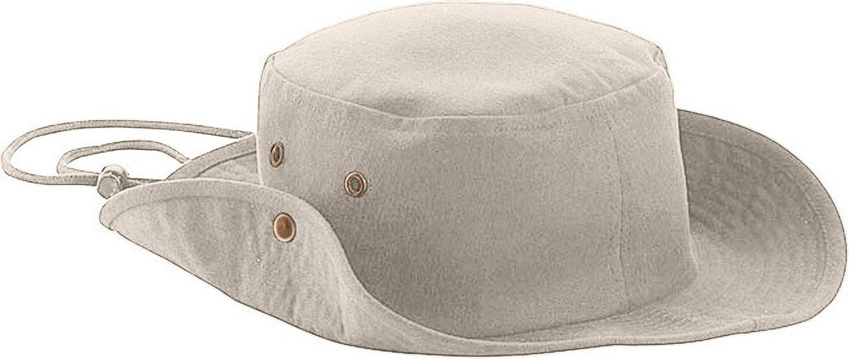 Cobra Cap Aus Aussie Hat Heavy Brushed Cotton - Stone
