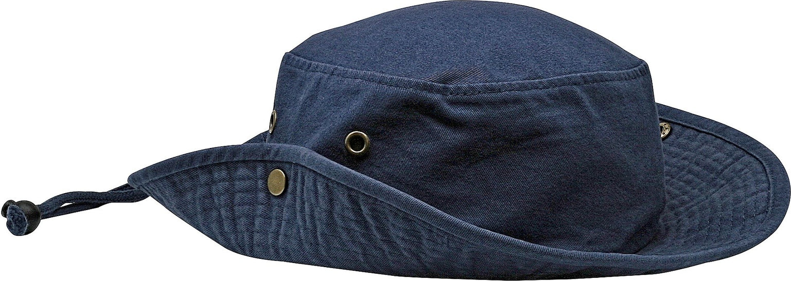 Cobra Cap Aus-w Aussie Hat Garment Washed Cotton Twill - Navy