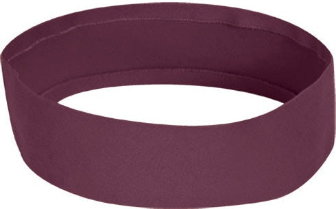 Cobra Cap Bb-1 Straw Hat Banner Band - Maroon