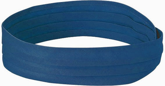 Cobra Cap Bb-2 Straw Hat Banner Bandpleated - Royal