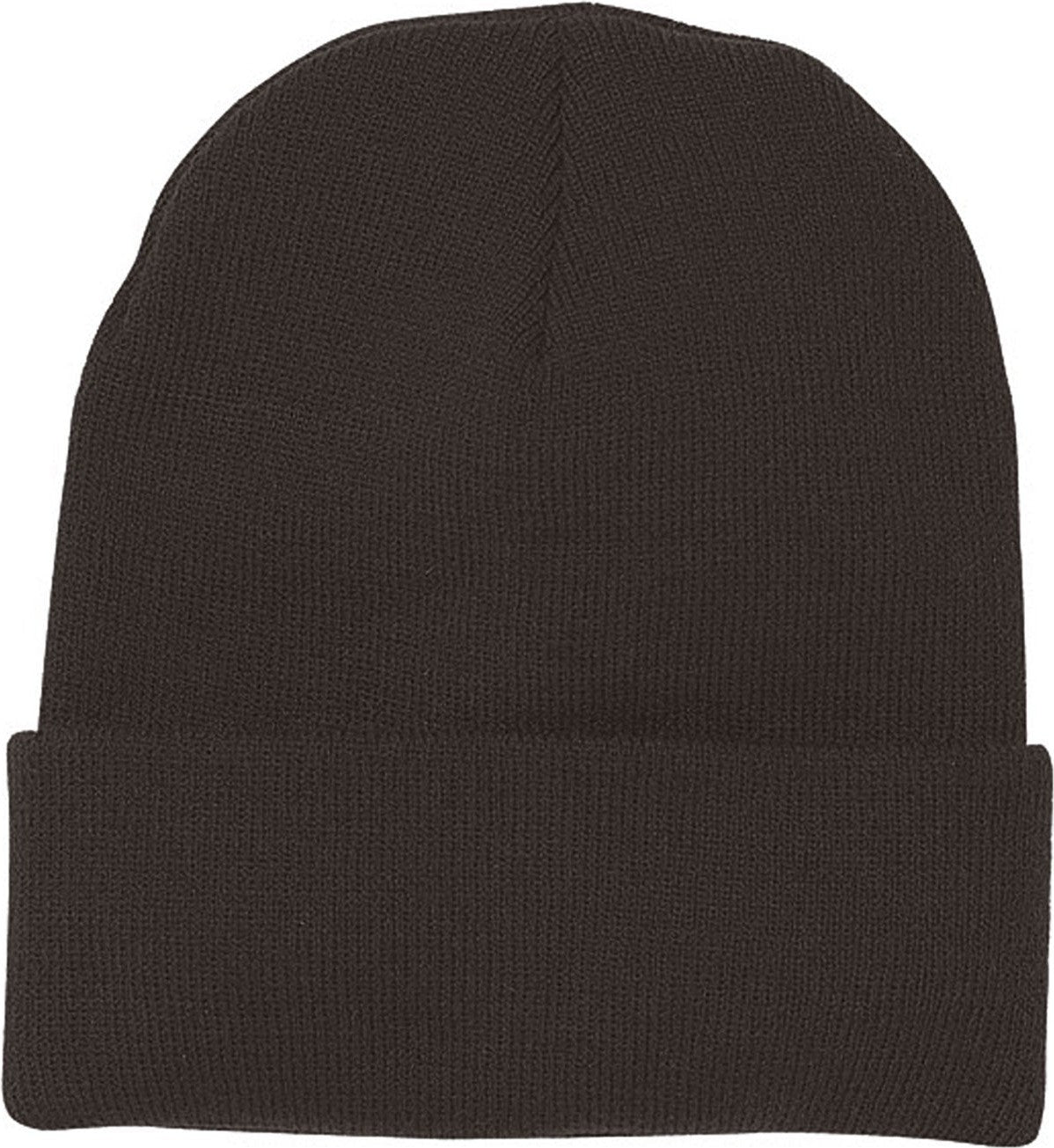 Cobra Cap Bean-l Knitted Beanie Long - Brown