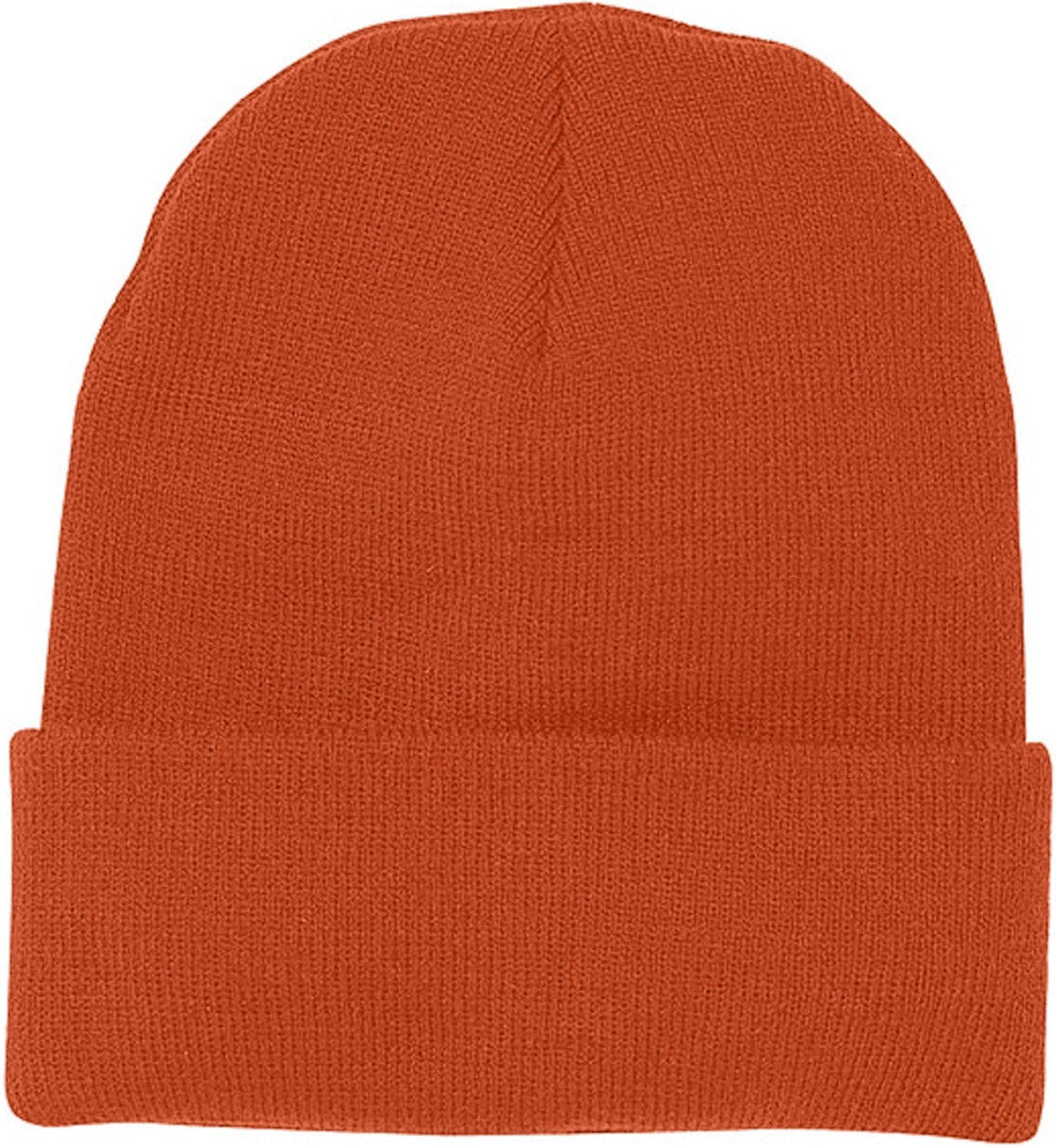 Cobra Cap Bean-l Knitted Beanie Long - Flame Orange