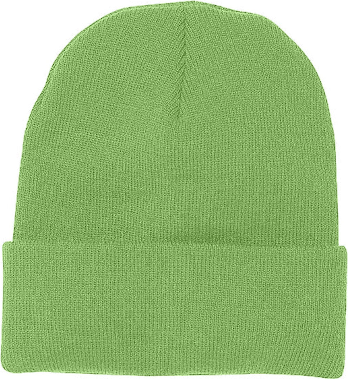 Cobra Cap Bean-l Knitted Beanie Long - Neon Green