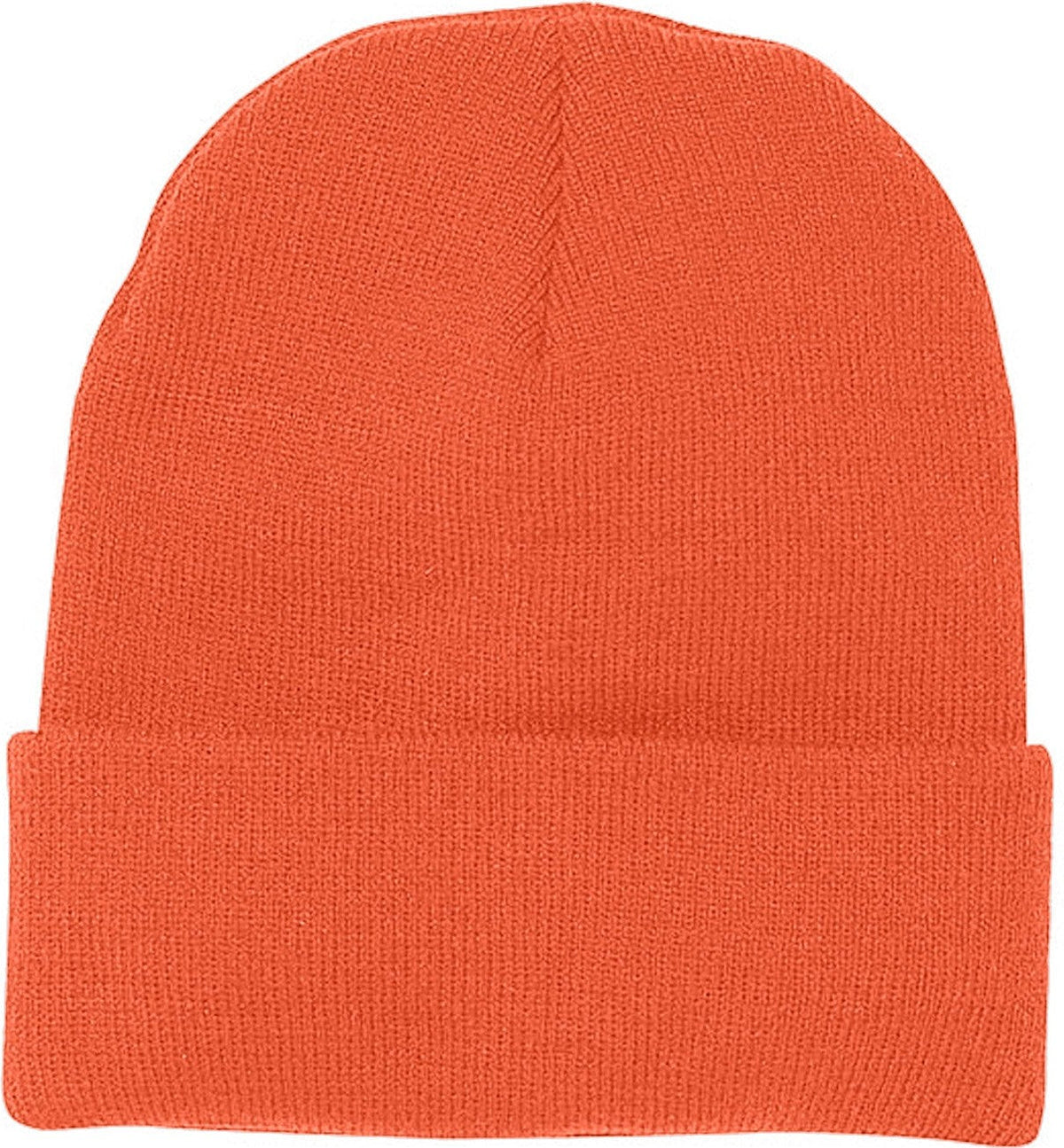 Cobra Cap Bean-l Knitted Beanie Long - Neon Orange