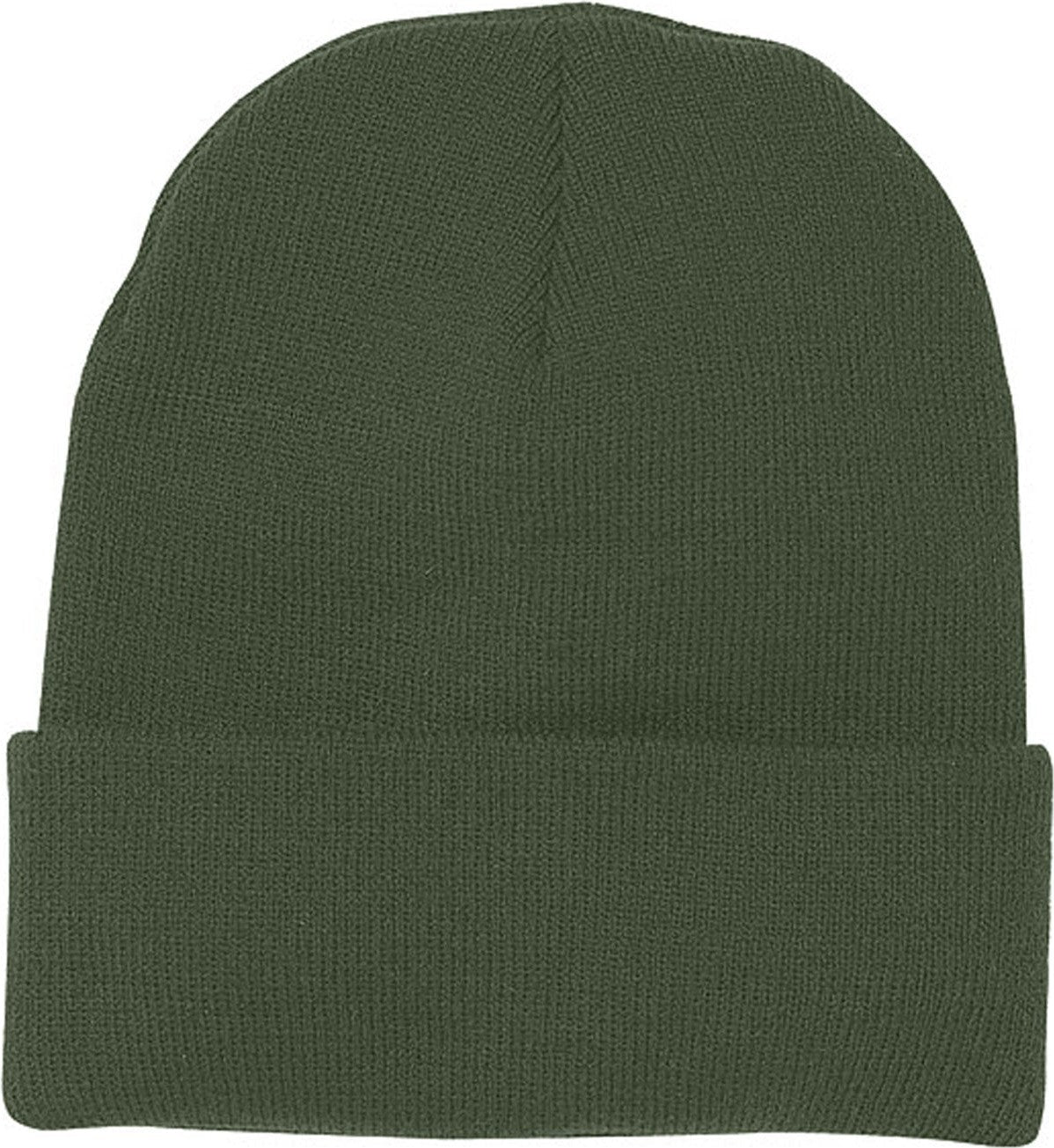 Cobra Cap Bean-l Knitted Beanie Long - Olive Green