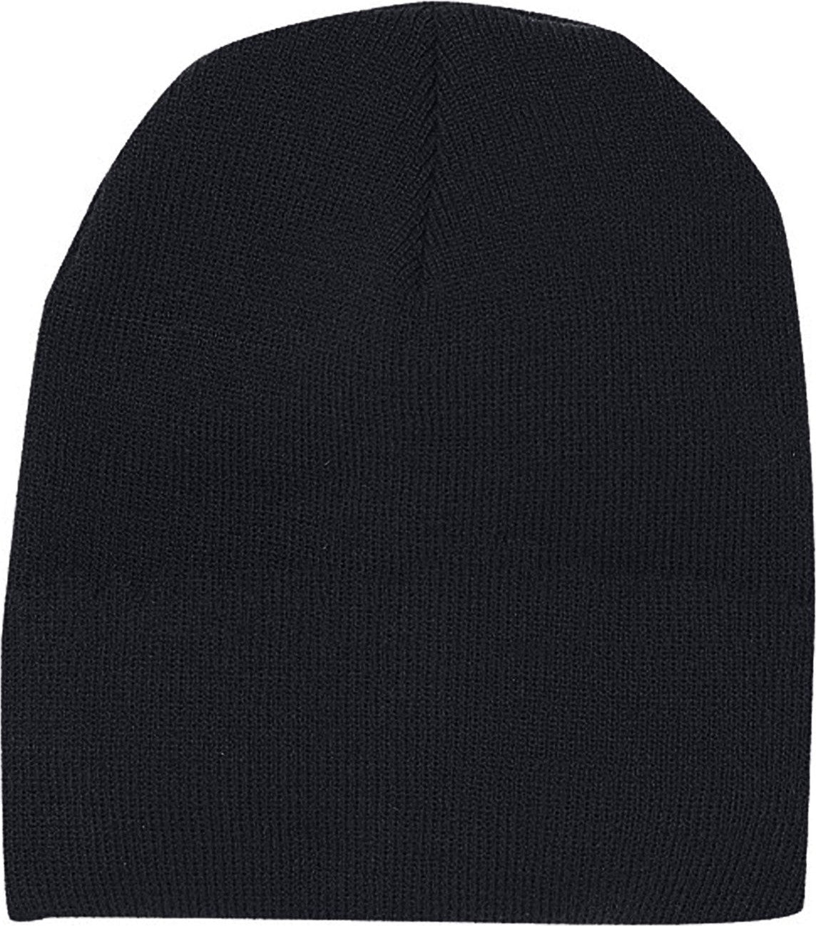Cobra Cap Bean-s Knitted Beanie Short - Black