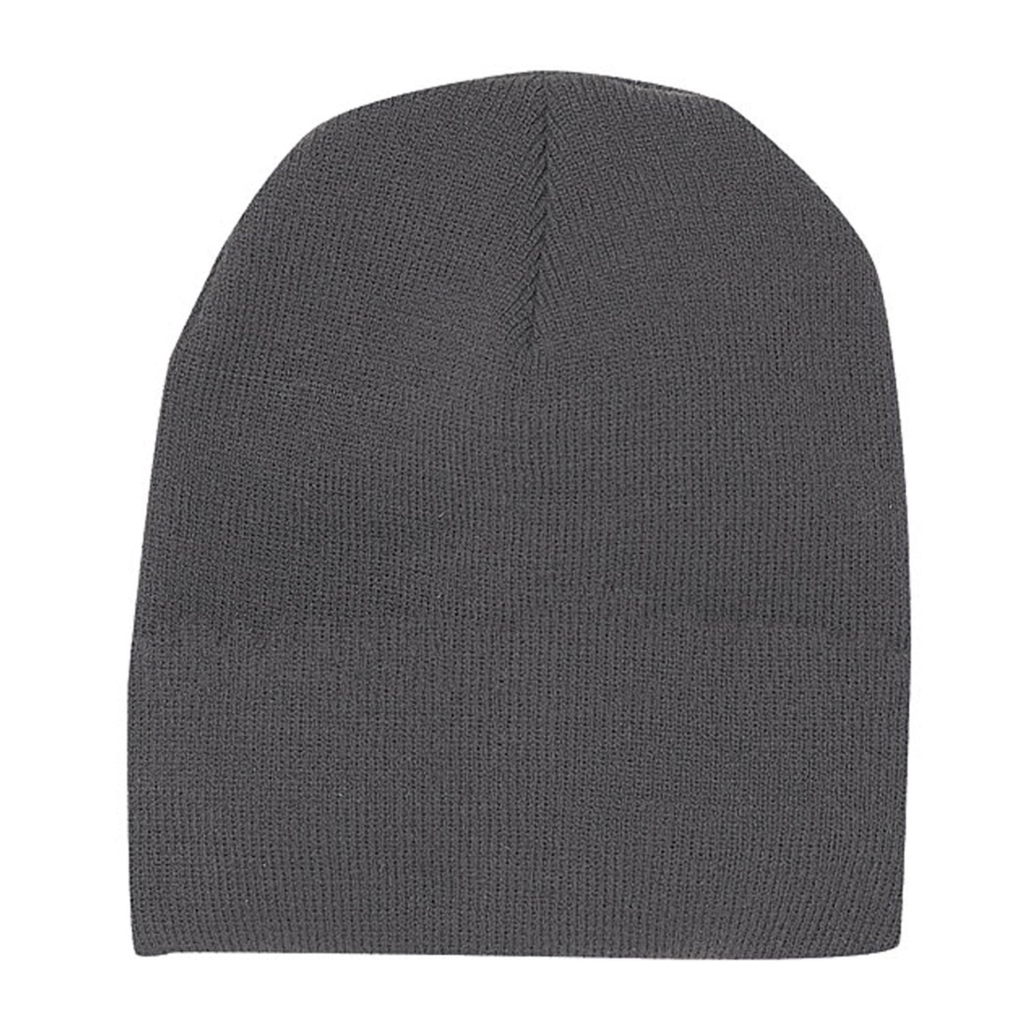 Cobra Cap Bean-s Knitted Beanie Short - Charcoal