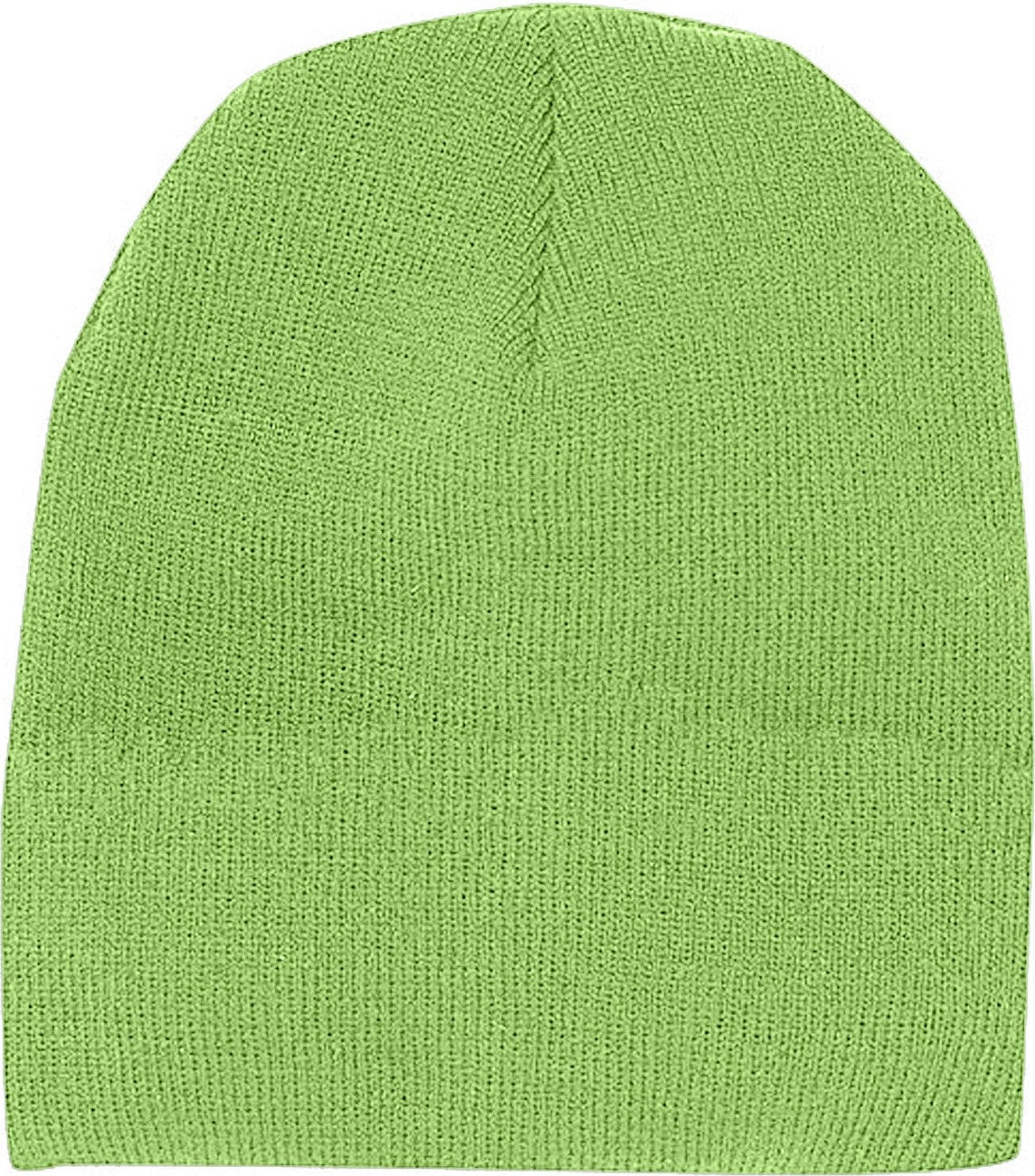 Cobra Cap Bean-s Knitted Beanie Short - Neon Green