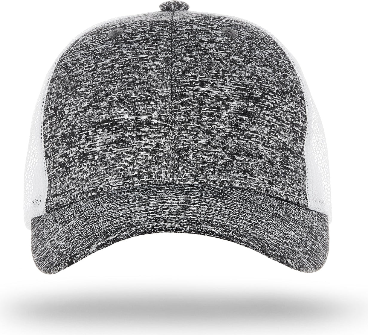 Cobra Cap Bj-6m 6 Panel Triblend Jersey Mesh - Charcoal White